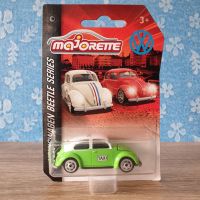 โมเดลรถเหล็ก Majorette VW BEETLE _ VOLKSWAGEN BEETLE SERIES #Green สีเขียว เปิดฝากระโปรงหน้ารถได้