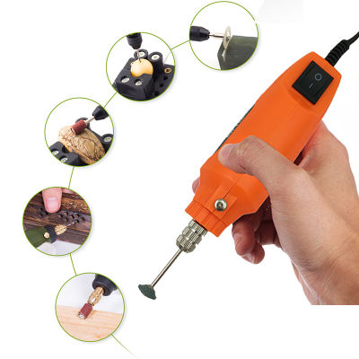 60pcs Mini Electric Grinder Drill Milling Tool Set Nail Gel Polish Removing Drill Manicure Machine Grinding Rotary Tool Kit