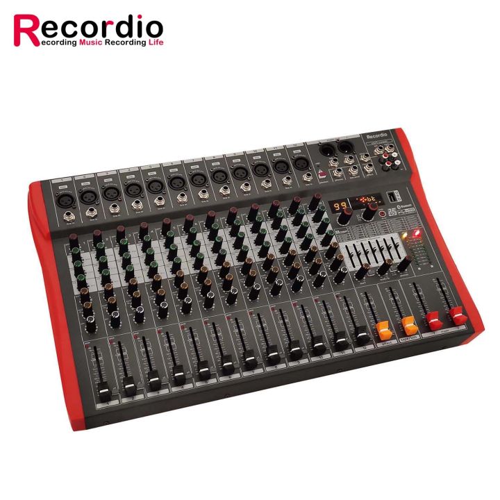 gax-cy12-professional-12-channel-sound-mixing-console-with-blueteeth-sound-mixer-audio-99-dsp-effects-phantom-power-48v-usb