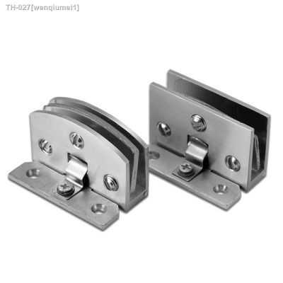 ┋ 1 Pcs Cake Cabinet Glass Hinge High Quality Punch-free Wine Cabinet Cabinet Glass Hinge Furniture Hardware Accessories