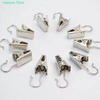 【cw】 10PCS/SET Curtain Accessories Sliver and Rod Clamps Drapery ！