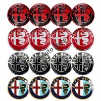 Auto parts 4pcs/set 56mm Car Wheel Center Hub Cap Sticker Auto Tire Emblem Badge Decal for Alfa Romeo 156 145 147 164 1501