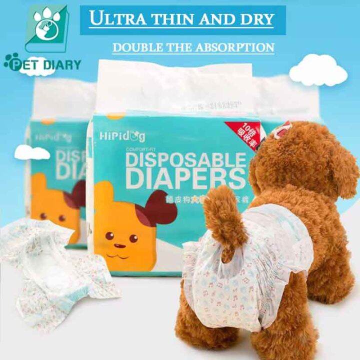 Diaper Dog Diaper Male Dog Female Dog pampers puppy Diaper Belly Wrap Full Wrap(10PCS PER PACK
