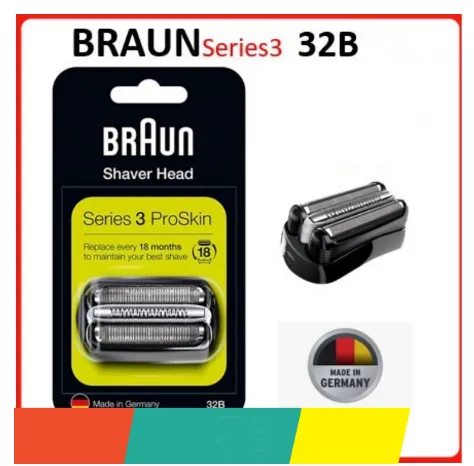 ร้อนขาย Braun Series 3ฟอยล์21B 32B และเปลี่ยนได้หัวโกน | Lazada.co.th
