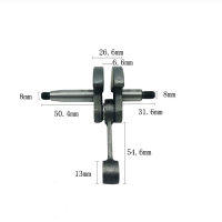 เพลาข้อเหวี่ยงเหมาะสำหรับ Stihl FS160 FS180 FS220 FS280 FS280K T Rimmer แปรงตัดเปลี่ยนมอเตอร์อะไหล่ OEM 41190300400