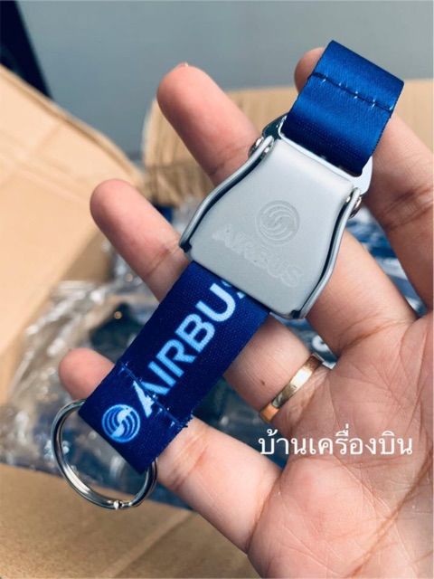 สายคล้องบัตร-lanyard-airbus-boeing-seat-belt-บริการเก็บเงินปลายทาง