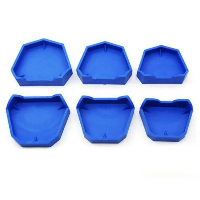 Rubber base dental basis silicone karet cor segi7 cetakan model gigi