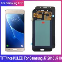 100 Tested LCD For Samsung Galaxy J7 2016 J710 J710FN J710F J710M Touch Screen Digitizer Assembly For Samsung J710 Display