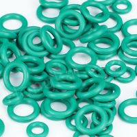 5-50pcs CS 2.4mmxOD 8-60mm Green Fluorine Rubber O Ring ID 3.2-55.2mm FKM Seal Washer Good Oil Resistance