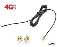 สาย Cable RP-SMA 10 เมตร สำหรับเสาอากาศ 3G 4G Router SMA Port Antennas