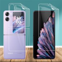 For Oppo Find N2 Flip 6.8" Clear TPU / Matte Anti-Fingerprints Hydrogel Full Cover Soft Screen Protector Film Vinyl Flooring