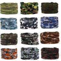 【CW】 Camouflage Seamless Bandana Buffs Neck Gaiter Headband Cycling Fishing Tube Face Shield Men Scarf Cap