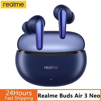 ZZOOI Original Realme Buds Air 3 Neo Wireless Earphones In-ear Deep Noise Cancelling Sports Gaming Bluetooth Headset with Microphone