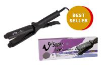 Super V Inter Professional เครื่องหนีบผม รีดผม รุ่น SU-288 Ionic Hair-Flatter - สีดำ