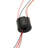 246ช่อง Bore Slip Ring ผ่านรู Dia.7mm 1.5A Electric Conductive Slipring Hollow Shaft