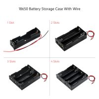 1 2 3 4x 18650 Battery Holder Case Storage Box For Easy Power Solutions 1 2 3 4 Slot 18650 Batteries Container With Lead Wire