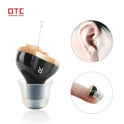 Micro Hearing Aid for Seniors Invisible Hearing Aids for deafness headset Adjustable Wireless with Sound Amplifier