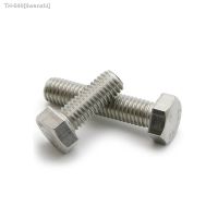 ✺ 1PCS M10 16mm-60mm Metric Threaded External Hex Hexagon Head Cap Screw Bolt Thread 304 Stainless Steel