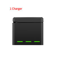 ESIN 1300mAh Battery + 3 Slots Battery Storage Smart Charger TF Card Storage Box for DJI Osmo Action Camera Accessories