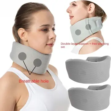 Cervical Collar For Neck Pain - Neck Brace For Neck Pain Relief - Neck  Collar After Whiplash or Injury, Made Of Soft Cotton