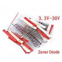 【CW】☾  14 Valuesx10PCS 140PCS 0.5W Regulator 3.3v-30v 1/2w Zener Diode Component Assorted