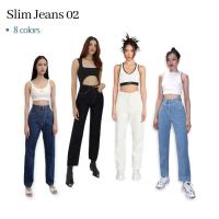 Merge Official - Slim Jeans 02 8 Colors (พร้อมส่ง) กางเกงยีนส์ทรงกระบอกเล็ก 8 สี