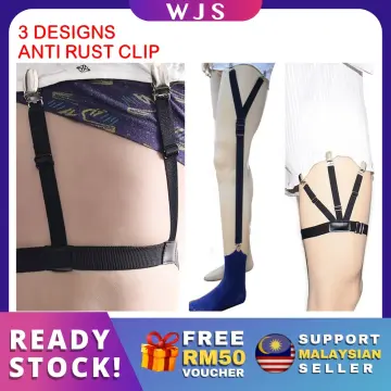 Adjustable Near Shirt-Stay Best Shirt Stays Black Tuck It Belt