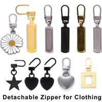 4/8Pcs Detachable Zipper Slider Puller Instant Zipper Repair Kit Zipper Pull Replacement Slider For DIY Sewing Clothing Luggage Door Hardware Locks Fa