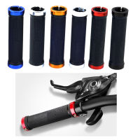 Hot 1 Pair Bicycle Double Lock MTB Cycling Handle Bar Grips Hand Cover Anti-slip Bicycle Handlebar Grips Bike Accessories