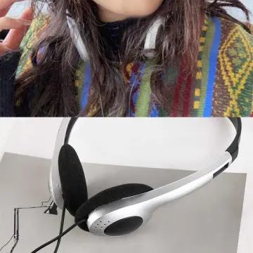 Wired Retro Feelings Headphone Over Ear Y2k Retro Headset Sports