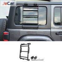 Aluminum Alloy Car Rear Windows Extension Climbing Ladder Frames For Jeep Wrangler JL 2018 2019 2020 2021 Car Accessories