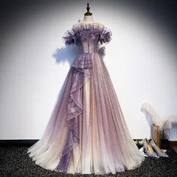Buy Ball Gown For Debut 18 Years Old Purple online | Lazada.com.ph