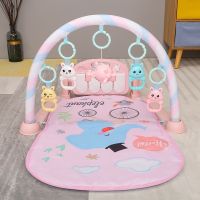 Infant remote control pedal piano baby early education rattle light music carpet fitness rack toy wholesale toy