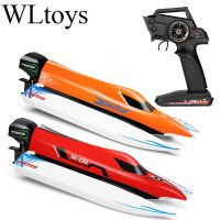 Wltoys เรือแข่ง RC ความเร็วสูง2.4ก. กันน้ำ WL916F1 WL915-A ชาร์จได้โมเดลเรือเร็วของเล่นรีโมตควบคุมวิทยุไฟฟ้า