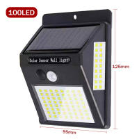 Solar Lamp 118 LED PIR Motion Sensor Lamp Outdoors IP65 Waterproof Solar Garden Lights Emergency Security Light Solar Wall Lamp