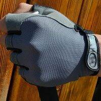 hotx【DT】 Gym Breathable Anti-Slip Men Half Fishing Cycling Fingerless Gloves Female