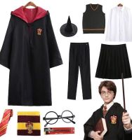 High-end Original Harry Academy Robe Peripheral Clothing Childrens Day Show Magic Robe Clothes COS Clothes Wizard Robe Cape