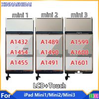 100% LCD ทดสอบแล้ว A1491หน้าจอสัมผัสสำหรับ Ipad Mini1 Mini3 A1432 A1454 A1455 A1489 A1490 A1600 A1601 Mini 1 2 3