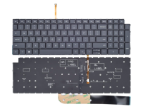 Dell Inspiron 15 3510 3511 3515 15 5510 5515 7510 16 7610 US 2021 Latitude 3520 Backlight keyboard คีย์บอร์ด แป้น แป้นพิมพ์ พิมพ์ มีไฟ