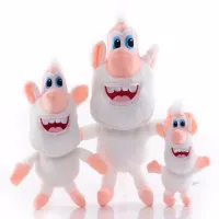 XFZHG หุ่นของเล่นแอ็คชั่น20ซม./30ซม./38ซม. ของเล่นตุ๊กตาผ้าของเล่นตุ๊กตาขาวตุ๊กตาลิงยัดไส้รัสเซียตัวการ์ตูนหมูตัวเล็กสีขาว