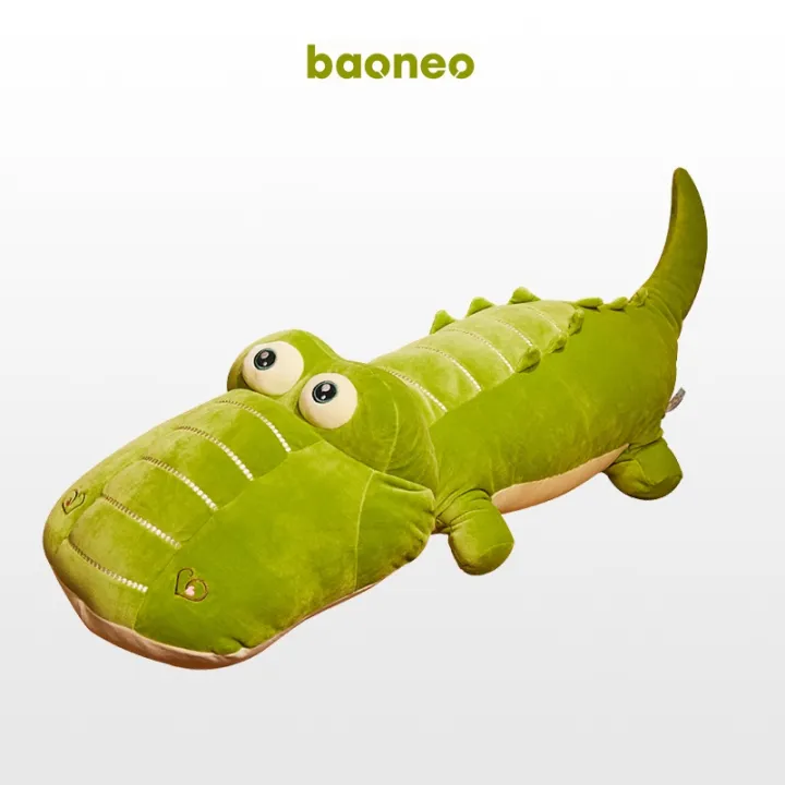 baoneo-toys-ตุ๊กตาจระเข้-ยาวหมอนนอนกอดตุ๊กตาเตียงเด็กชาย-นุ่มนิ่มน่ากอด-crododile-doll-ตุ๊กตาของเล่น-ของขัญ-ใยแน่น