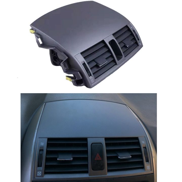 อะไหล่รถยนต์สำหรับโตโยต้าคอโรลล่าอัลติส2008-2009-2010-2011-2012-2013รถยนต์เครื่องปรับอากาศฝาครอบกระจังหน้าแผงควมคุมไฟฟ้าช่องแอร์