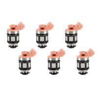 Pink 6Pcs Fuel Injector Nozzle For Nissan Pathfinder Quest D21 Pickup 3.0L 16600-88G10