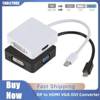 【cw】 3 1 Display Port to HDMI-compatible DVI Cable Converter MacBook Air