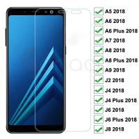 แก้วป้องกัน9ชั่วโมงสำหรับ A6 Samsung Galaxy A8กระจกกันรอย A5 A9 2018 J4 A7ตัวป้องกัน J2 J6ความปลอดภัย J8บวก