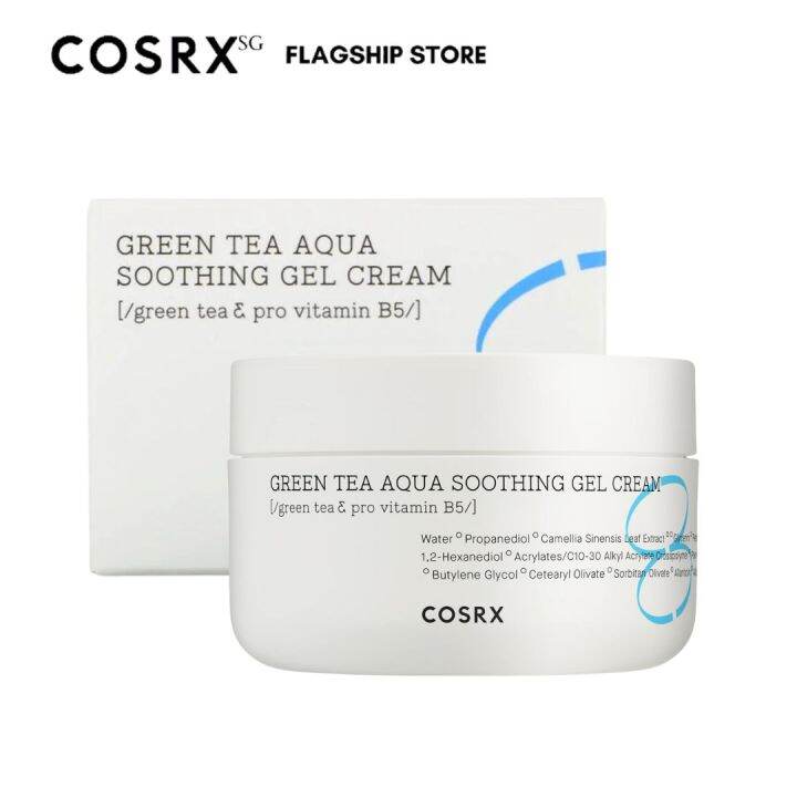 Cosrx Green Tea Aqua Soothing Gel Cream 50ml Lazada Singapore