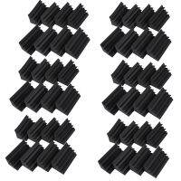 New 8 Pack of 4.6 in X 4.6 in X 9.5 in Black Soundproofing Insulation Bass Trap Acoustic Wall Foam Padding Studio Foam Tiles (8PCS, Black)