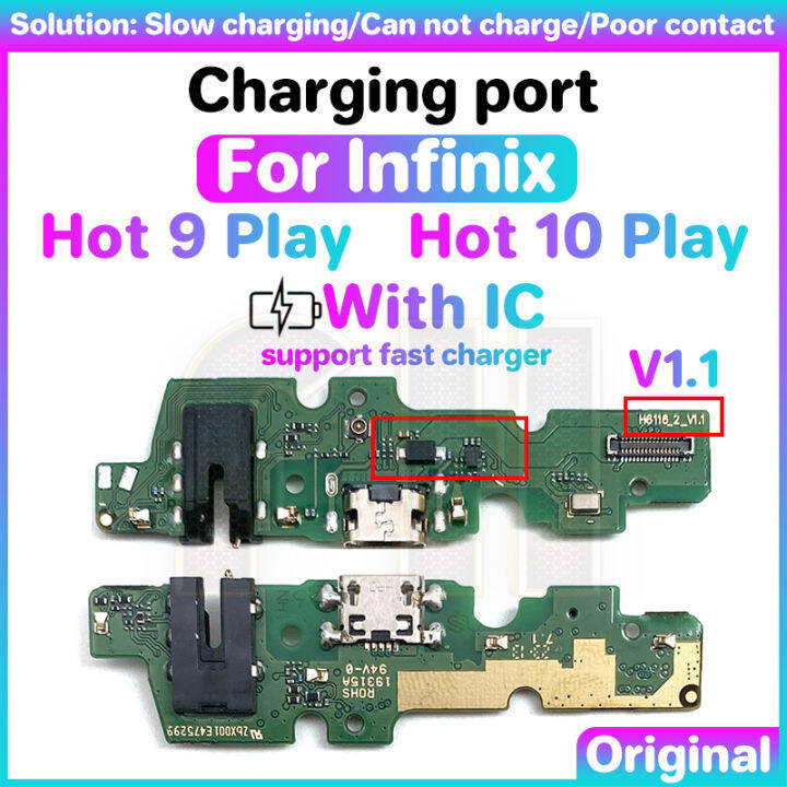 ic charger infinix hot 9 play