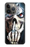 เคสมือถือ iPhone 13 Pro Max ลายกะโหลก ดาวห้าแฉก Skull Pentagram Case For iPhone 13 Pro Max
