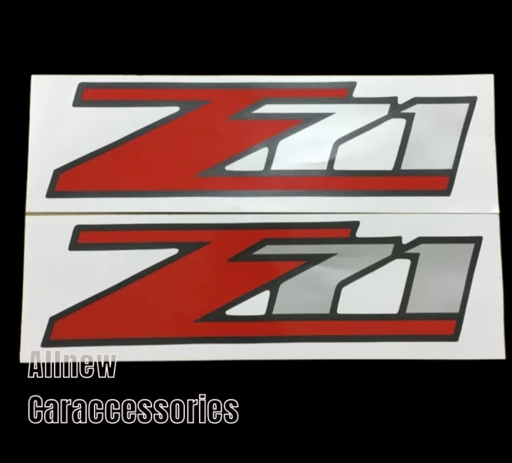 AD.สติ๊กเกอร์  Z71 รุ่น 3 ติดข้างท้ายกระบะ  CHEVROLET ปี 2012 ( ราคาต่อชุด 2 ชิ้น )